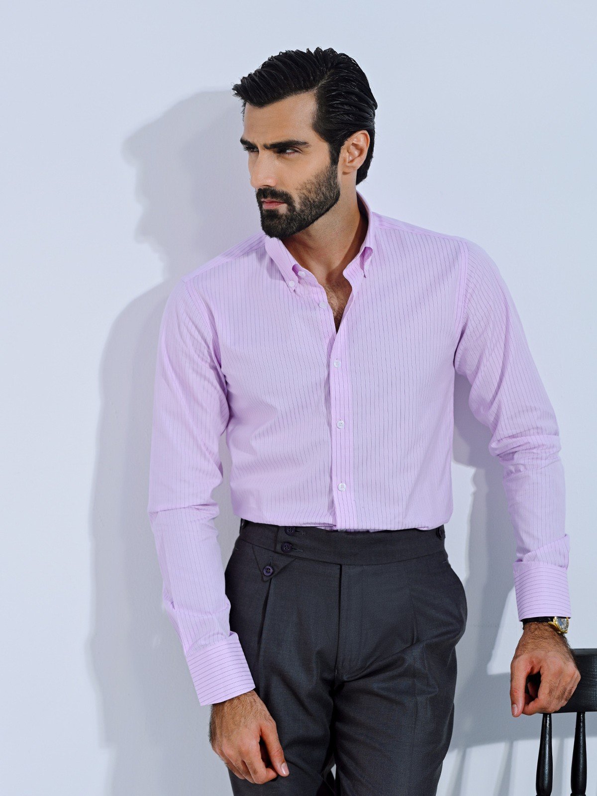 Angelo Bamboo Pink Shirt – ESQ