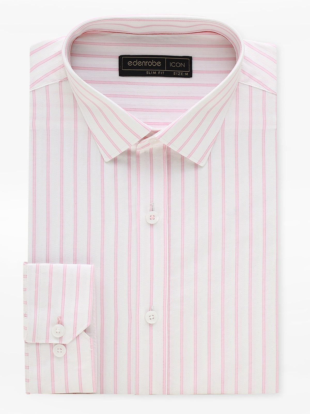 Men's White & Pink Shirt - EMTSI23L-50669