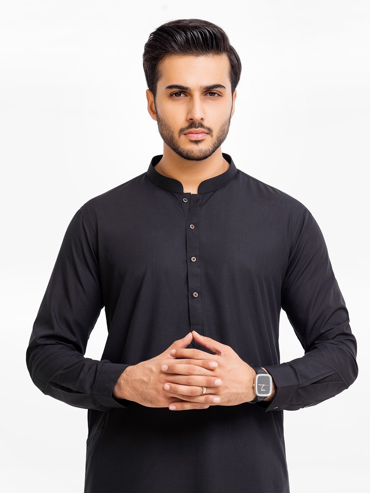 edenrobe Men's Black Swish Collection - EMTSWP23-99372 – edenrobe Pakistan