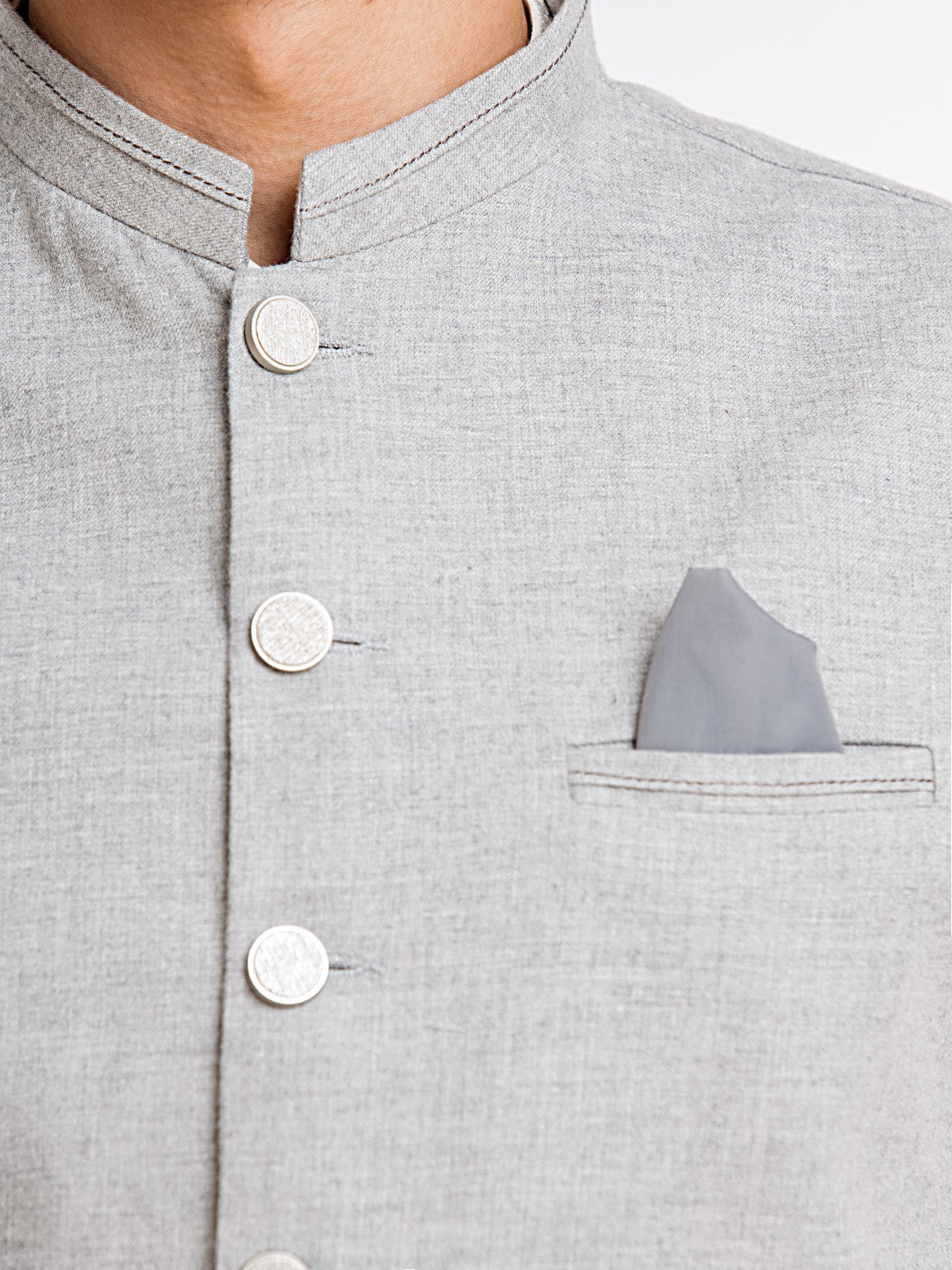 ER WC 1015 Grey Logo Waist Coat
