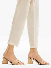 Women's Cream Trouser - EWBS23-76565