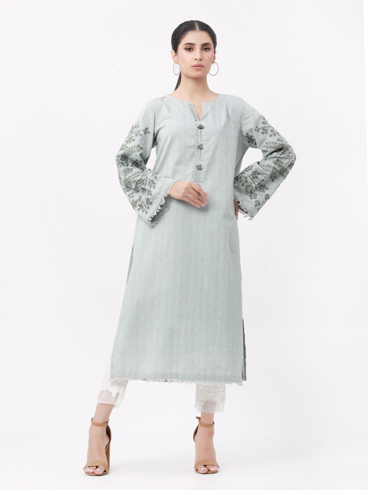 Pret 1Pc Embroidered Jacquard Shirt - EWTKE23-69301S