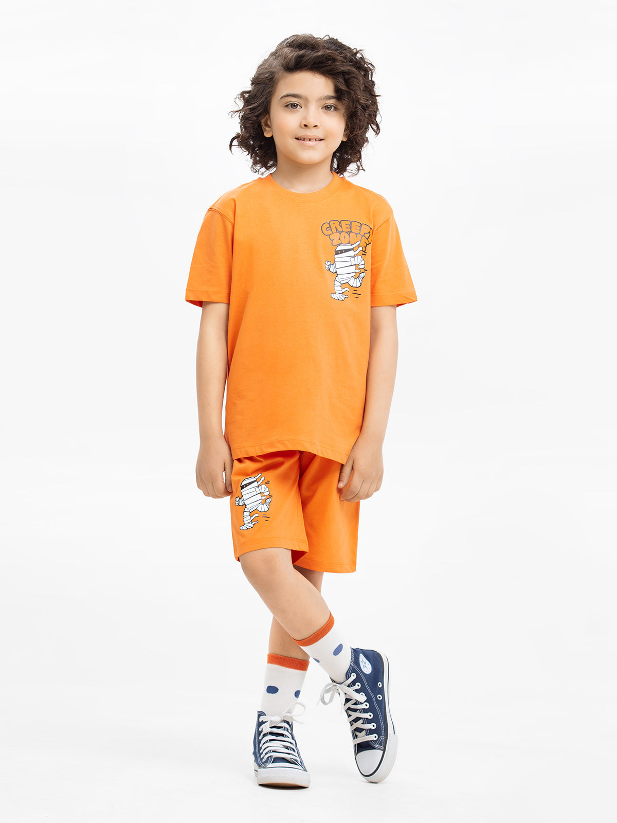 Boy's Orange Co Ord Set - EBTCS24-013