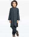 Boy's Green Kurta Shalwar - EBTKS24-3949