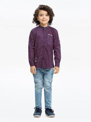 Boy's Blue Multi Shirt - EBTS23-27521