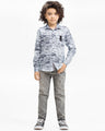 Boy's Powder Blue Shirt - EBTS23-27527