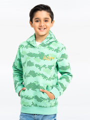 Boy's Mint Green Hoodie - EBTH23-012