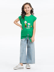 Girl's Green Top - EGTK23-016