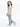 Girl's White & Blue Top - EGTK23-024
